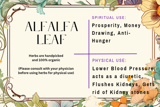Alfalfa Leaf - Mama Goddess Crystals N More