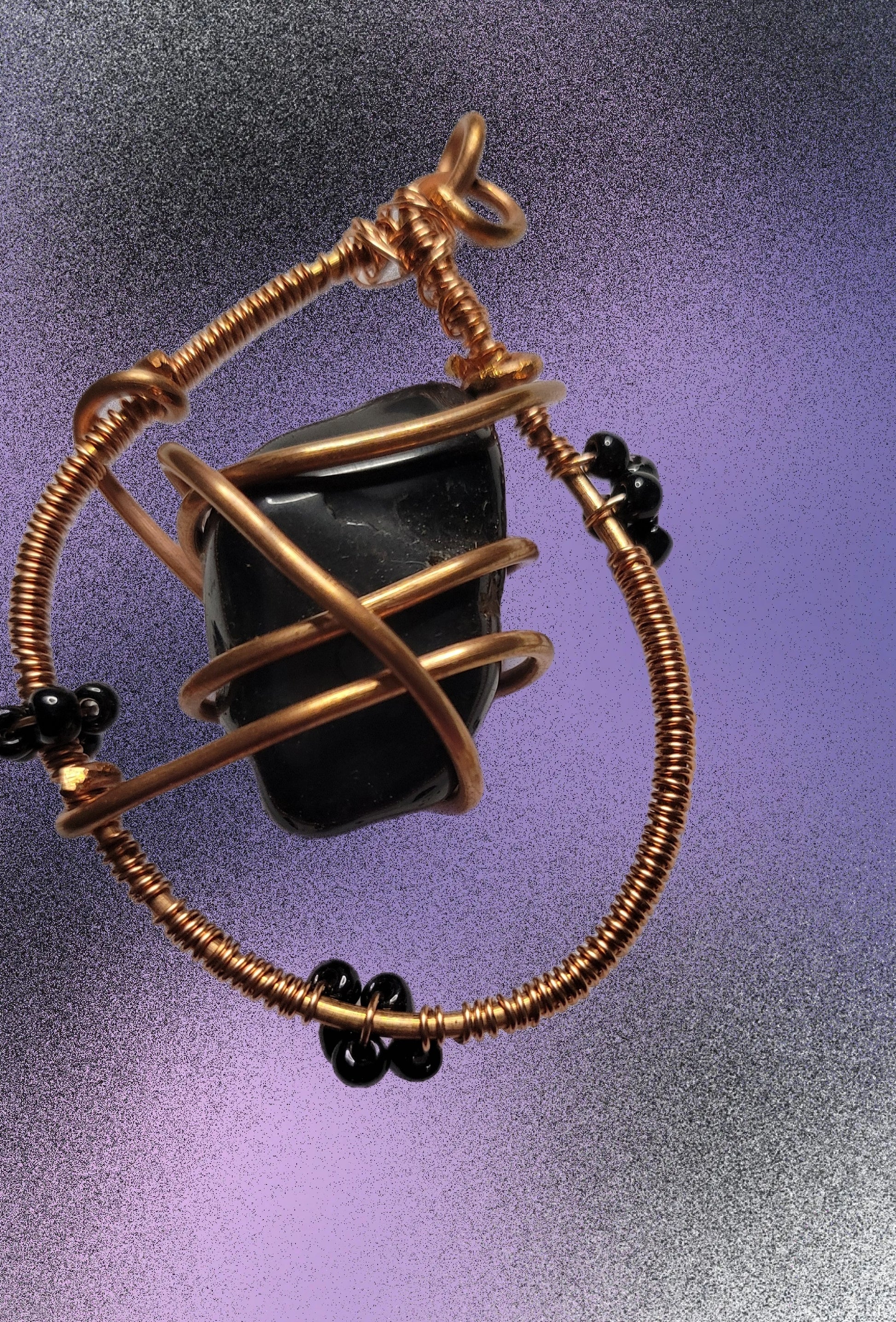 Black Tourmaline Pendant Necklace - Mama Goddess Crystals N More