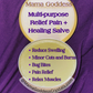 Pain Relief + Healing Salve - Mama Goddess Crystals N More